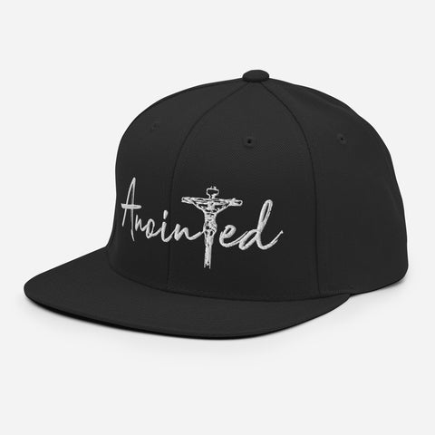 Black Snapback Hat - Anointed Tees