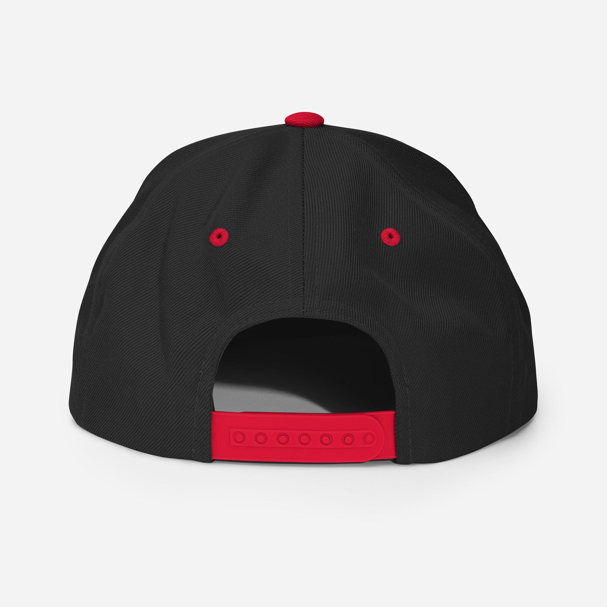 Black and Red Snapback Hat - Anointed Tees