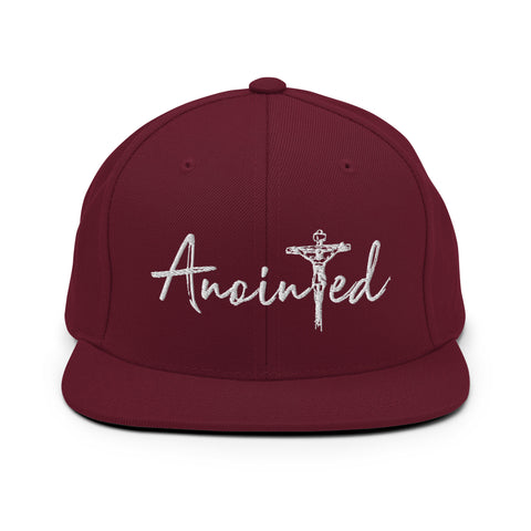 Maroon Snapback Hat - Anointed Tees