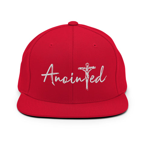 Red Snapback Hat - Anointed Tees