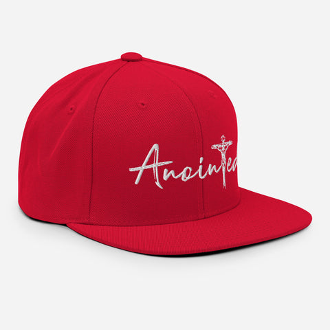 Red Snapback Hat - Anointed Tees