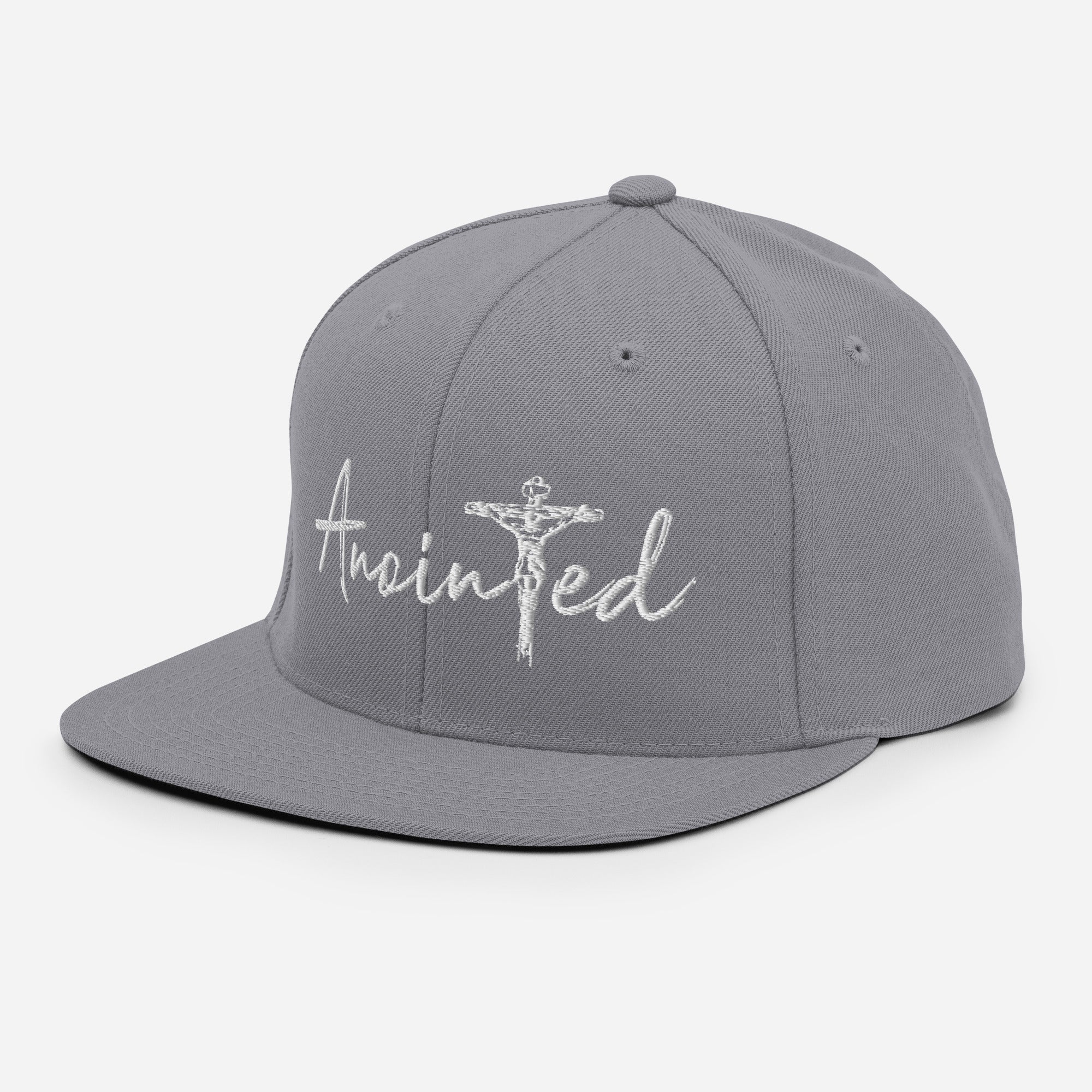 Silver Snapback Hat - Anointed Tees