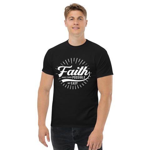 FAITH (Black & White) Unisex classic tee