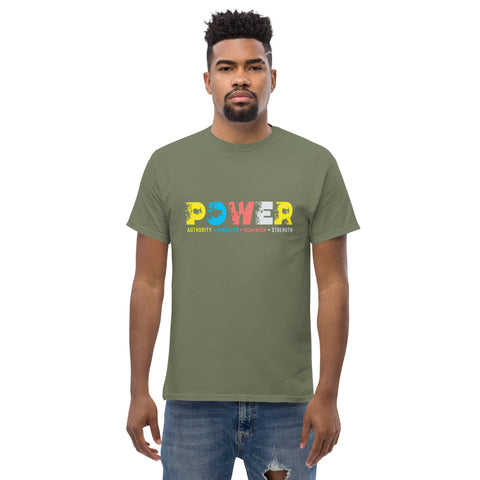 POWER (Color) Unisex classic tee