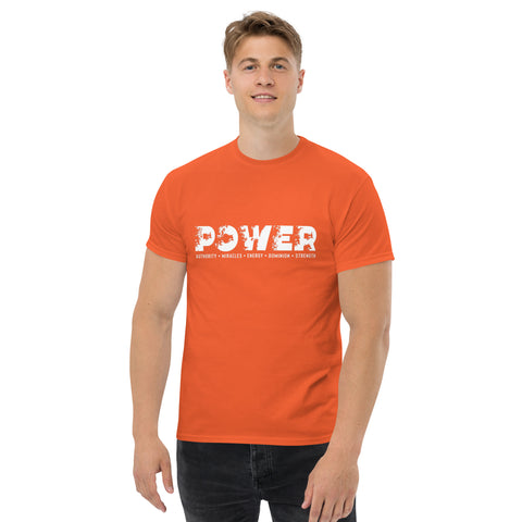 POWER (Black & White) Unisex classic tee