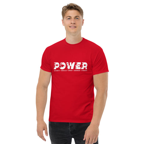 POWER (Black & White) Unisex classic tee