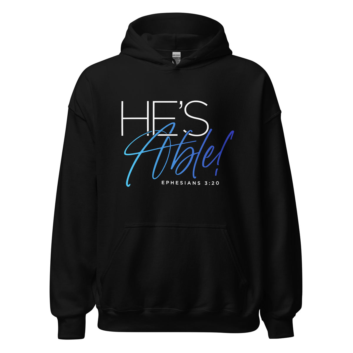 Unisex Hoodie - He's Able - Anointed Tees