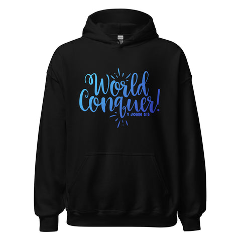 Unisex Hoodie - World Conquer - Anointed Tees