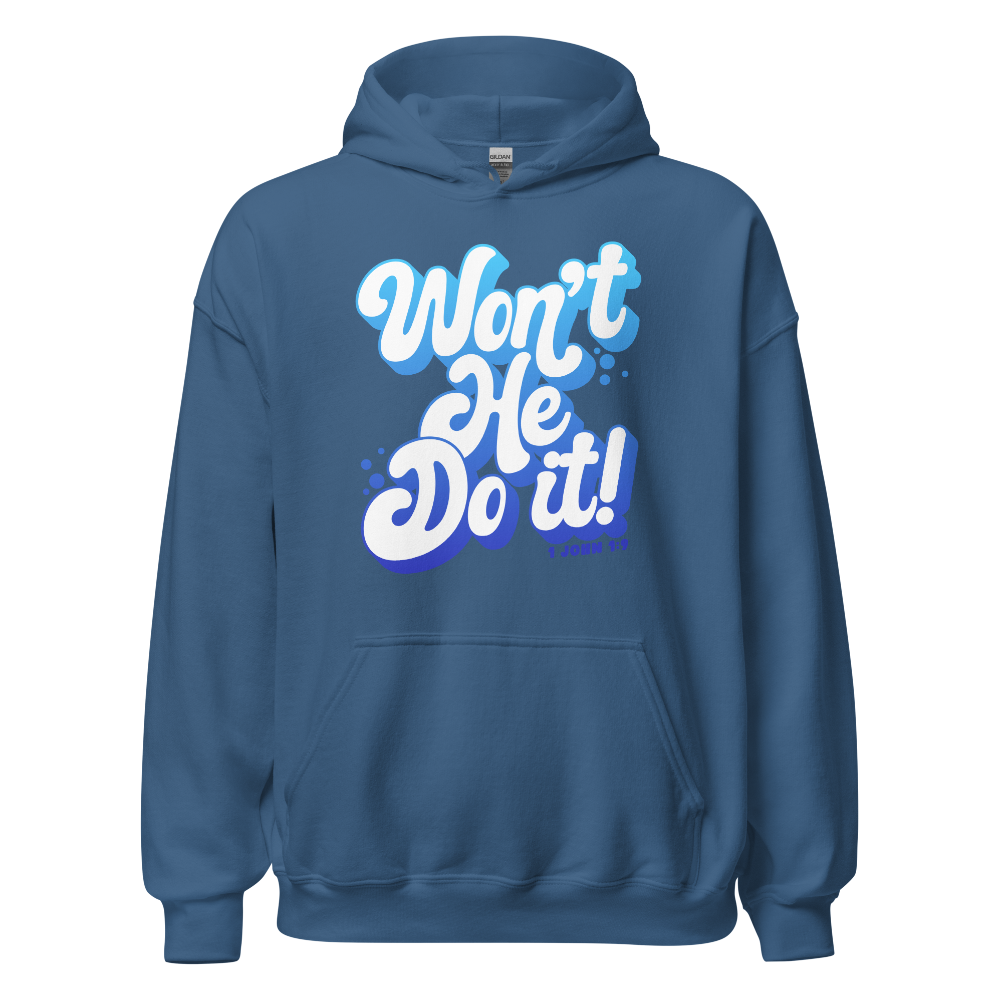 Unisex Hoodie - Won't He do it! - Anointed Tees