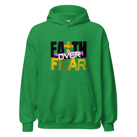 Unisex Hoodie - Faith Over Fear - Anointed Tees