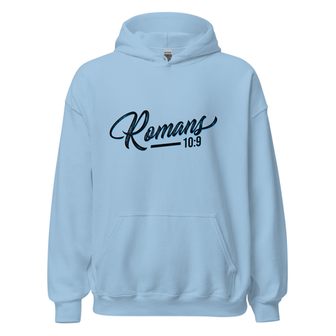 Unisex Hoodie - Romans 10:9 - Anointed Tees