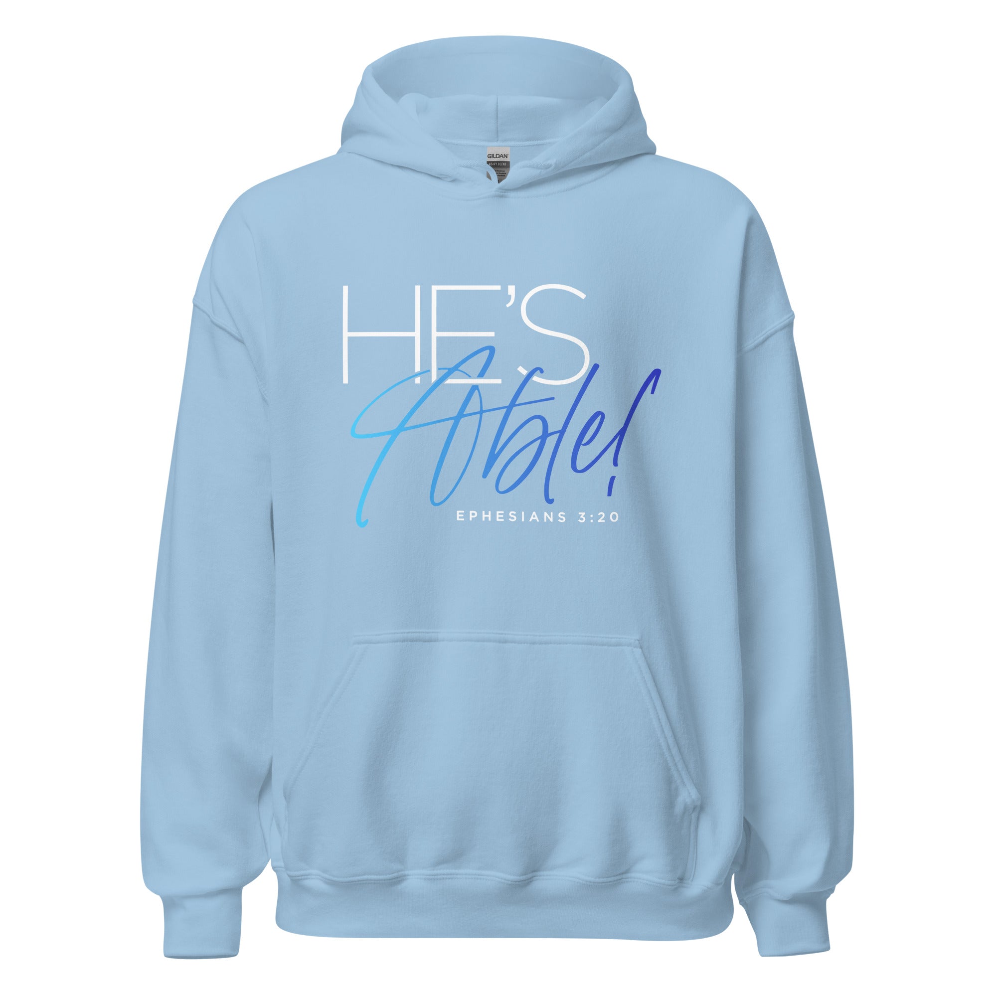 Unisex Hoodie - He's Able - Anointed Tees