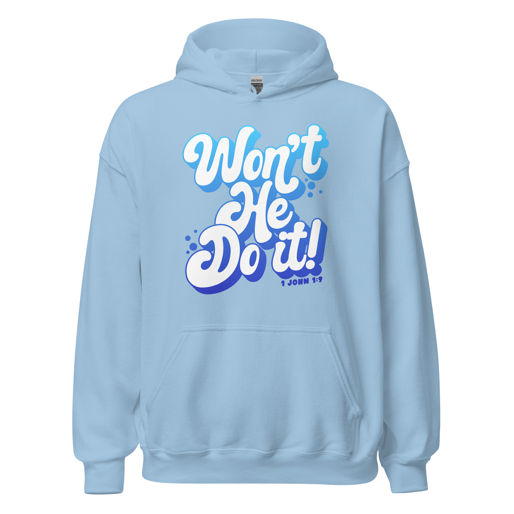 Unisex Hoodie - Won't He do it! - Anointed Tees