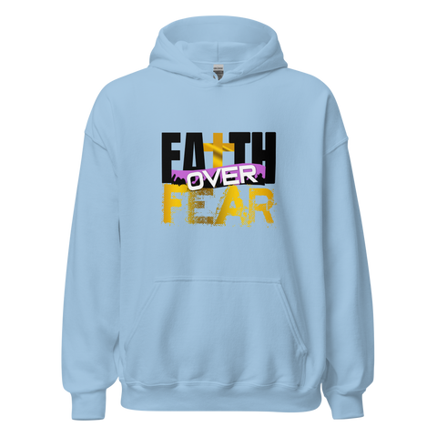 Unisex Hoodie - Faith Over Fear - Anointed Tees