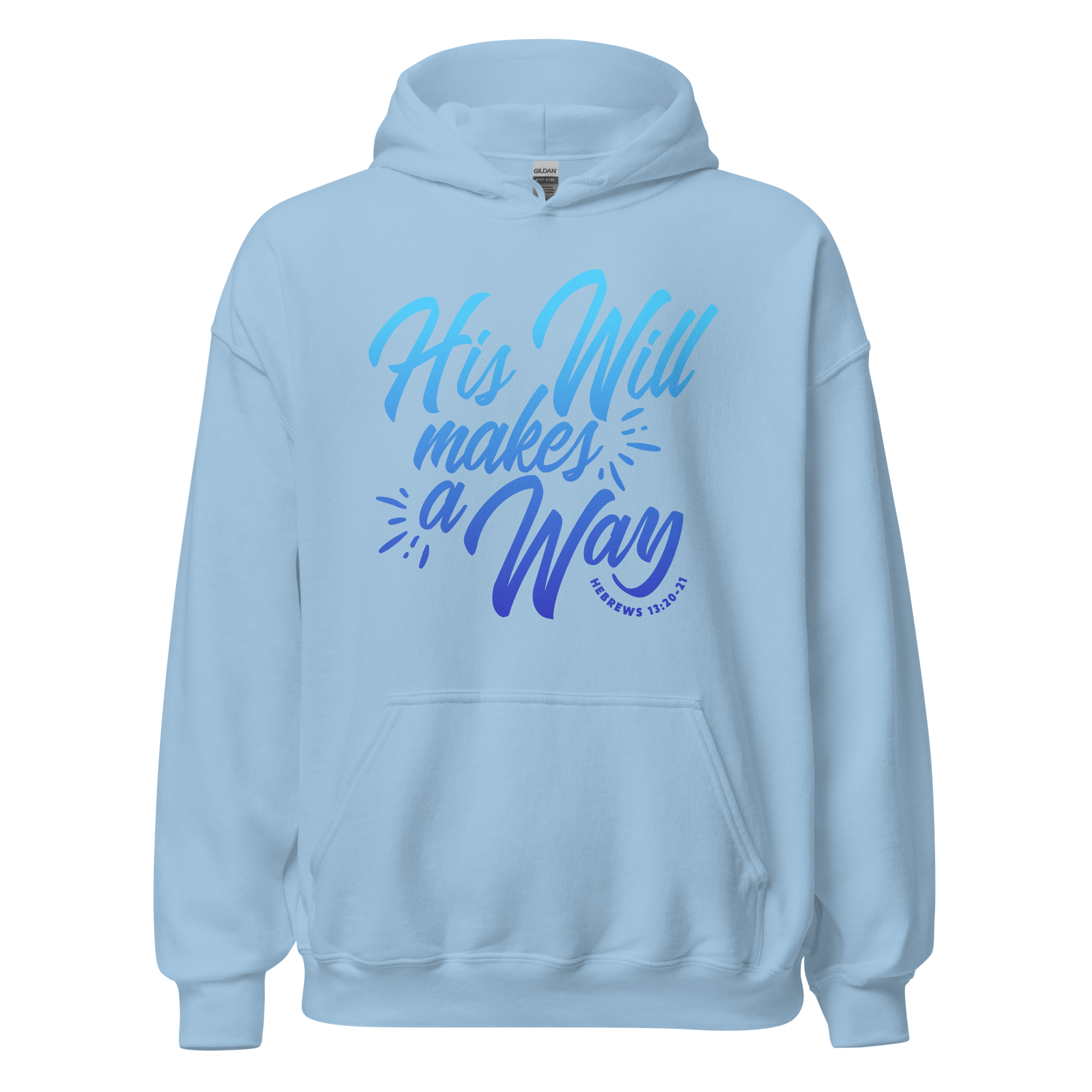 Unisex Hoodie - His Will Makes a Way - Anointed Tees