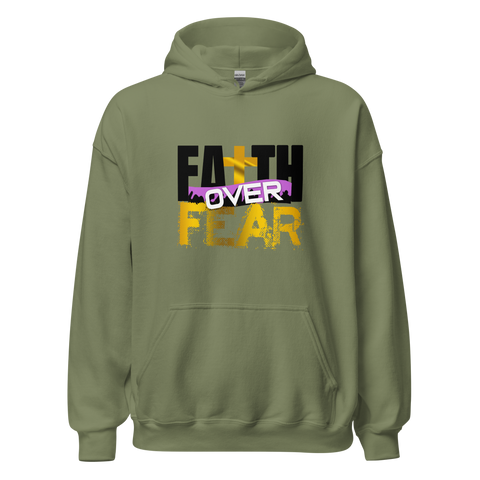 Unisex Hoodie - Faith Over Fear - Anointed Tees