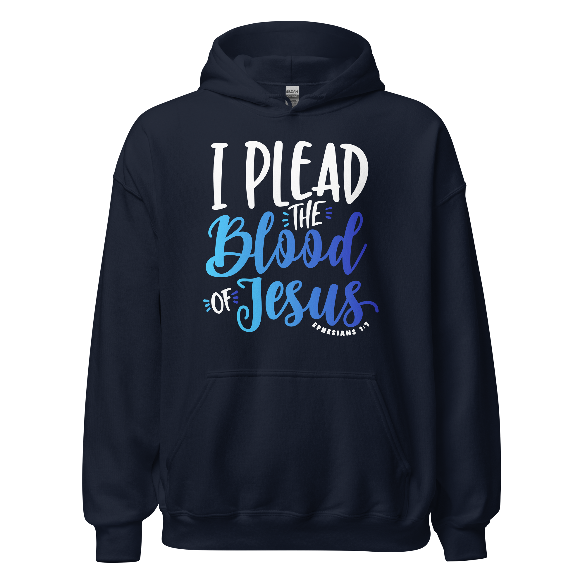 Unisex Hoodie - I Plead the Blood of Jesus - Anointed Tees