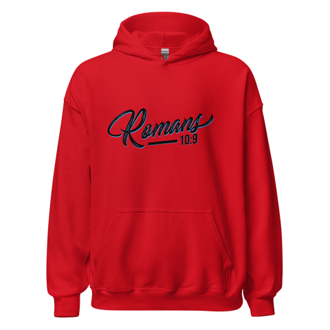 Unisex Hoodie - Romans 10:9 - Anointed Tees