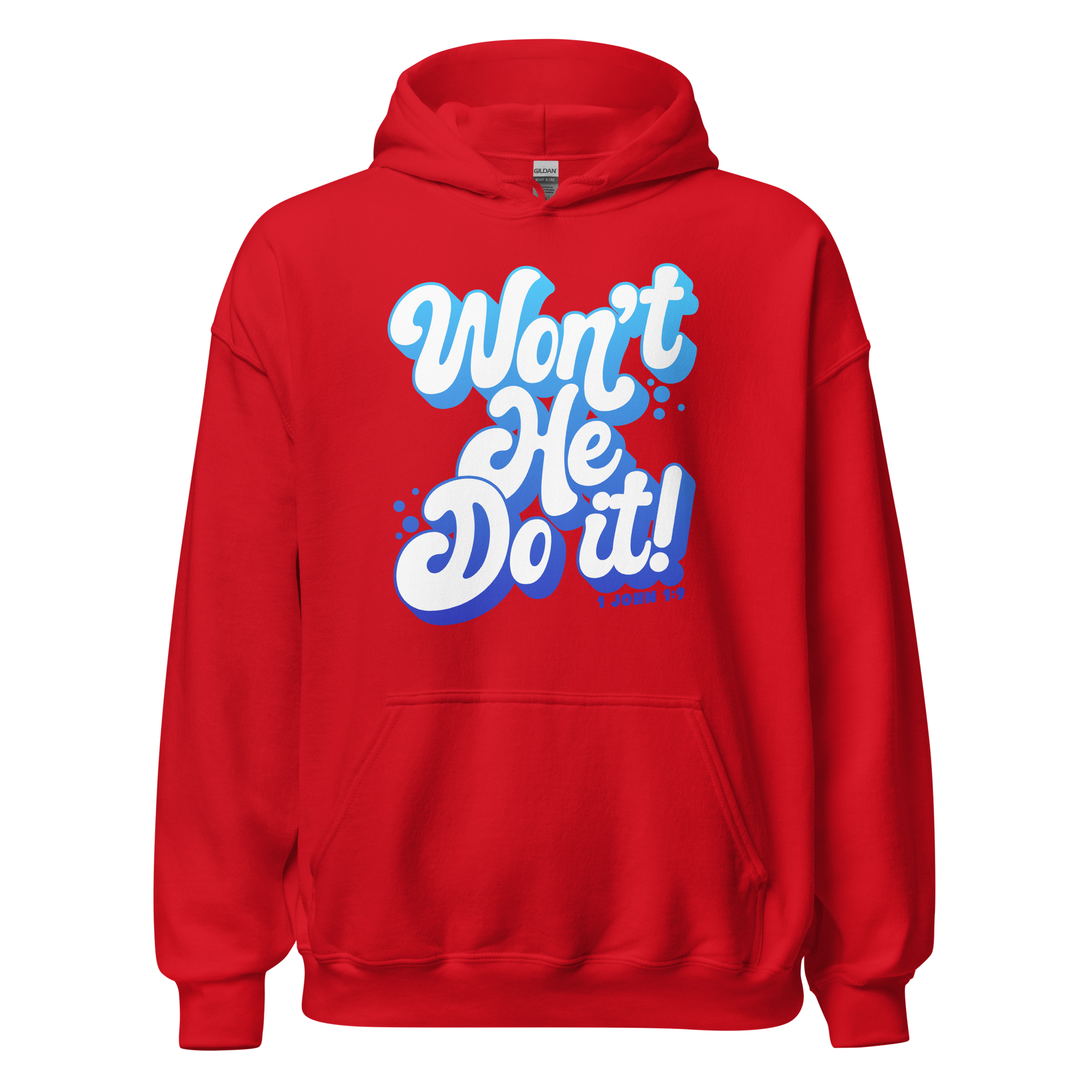 Unisex Hoodie - Won't He do it! - Anointed Tees