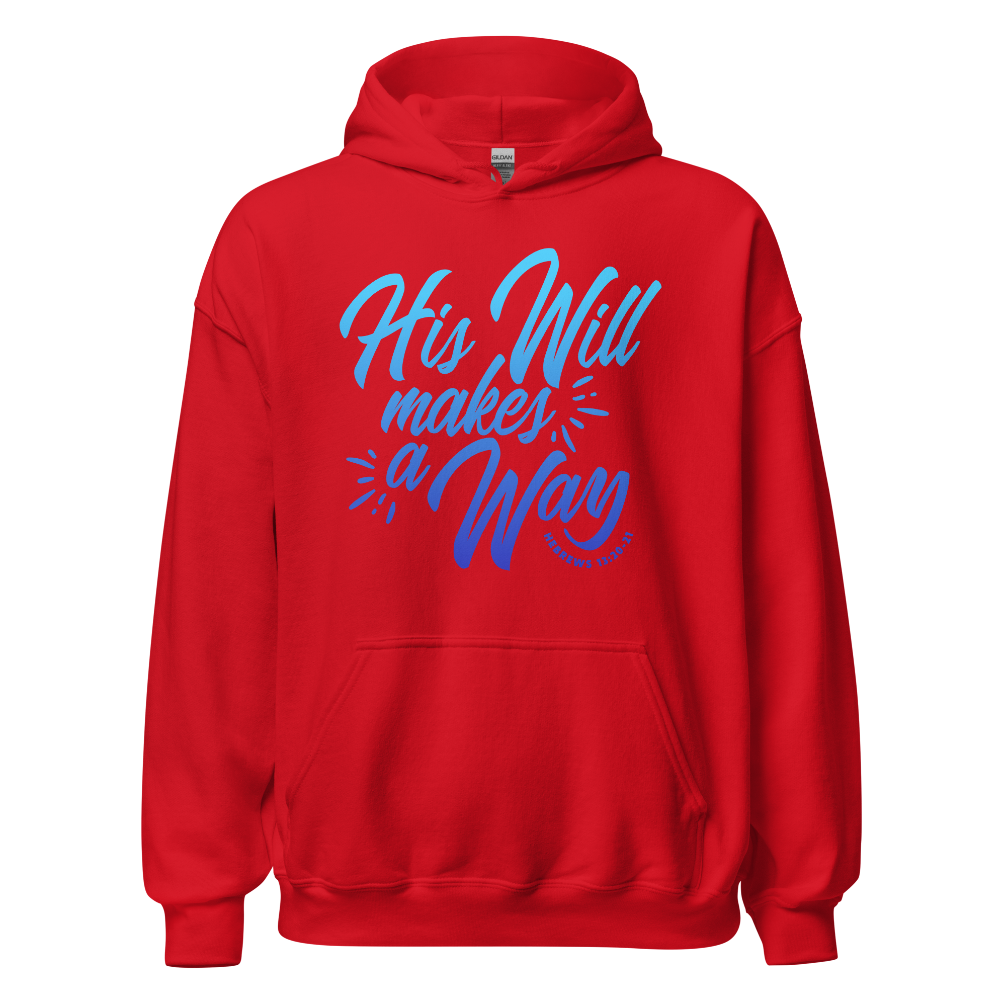 Unisex Hoodie - His Will Makes a Way - Anointed Tees