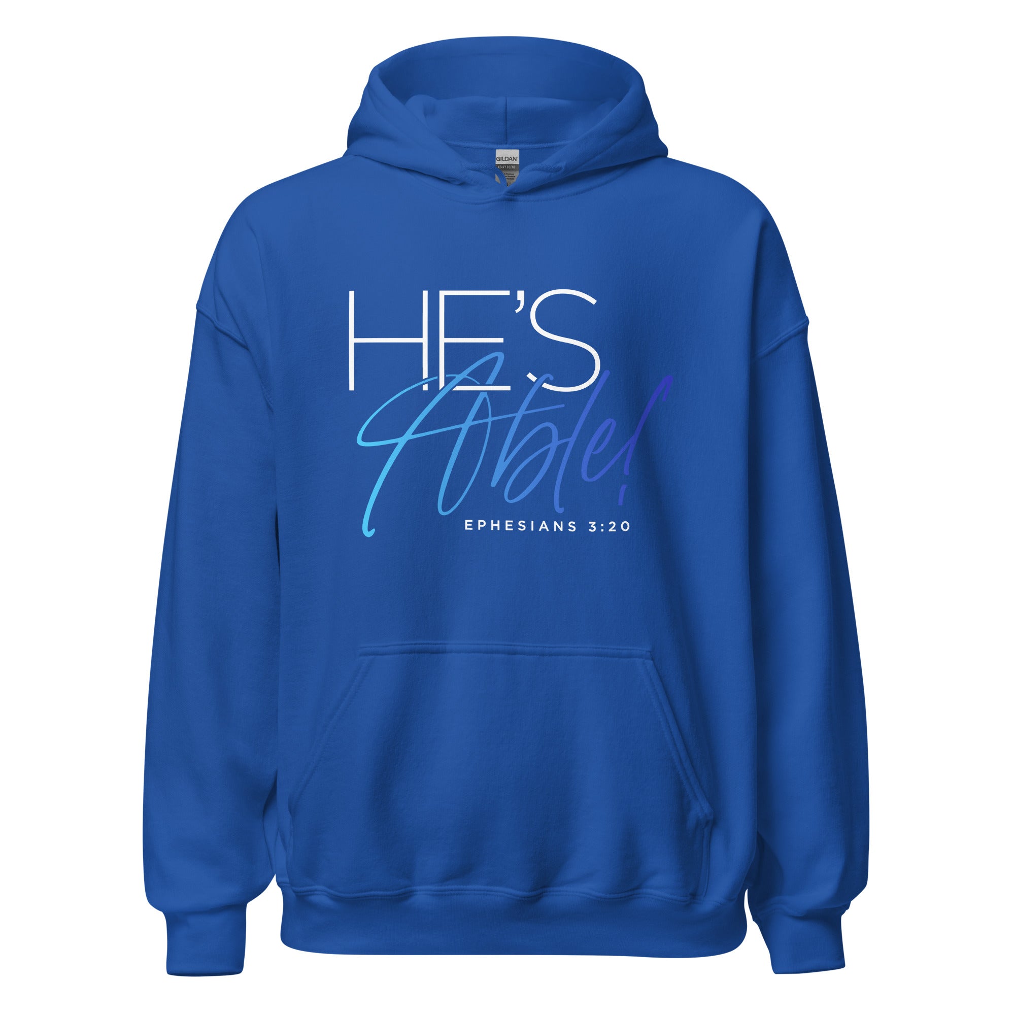 Unisex Hoodie - He's Able - Anointed Tees