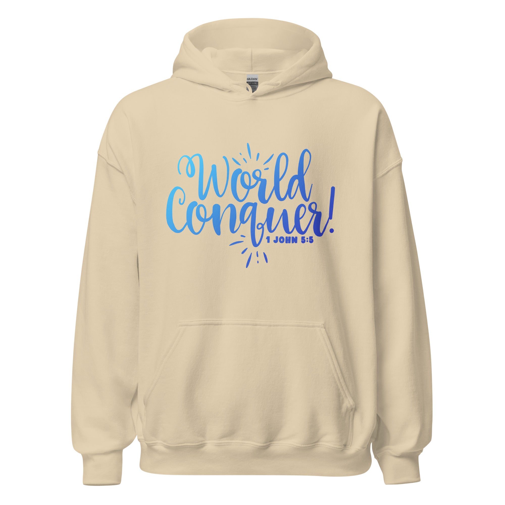 Unisex Hoodie - World Conquer - Anointed Tees