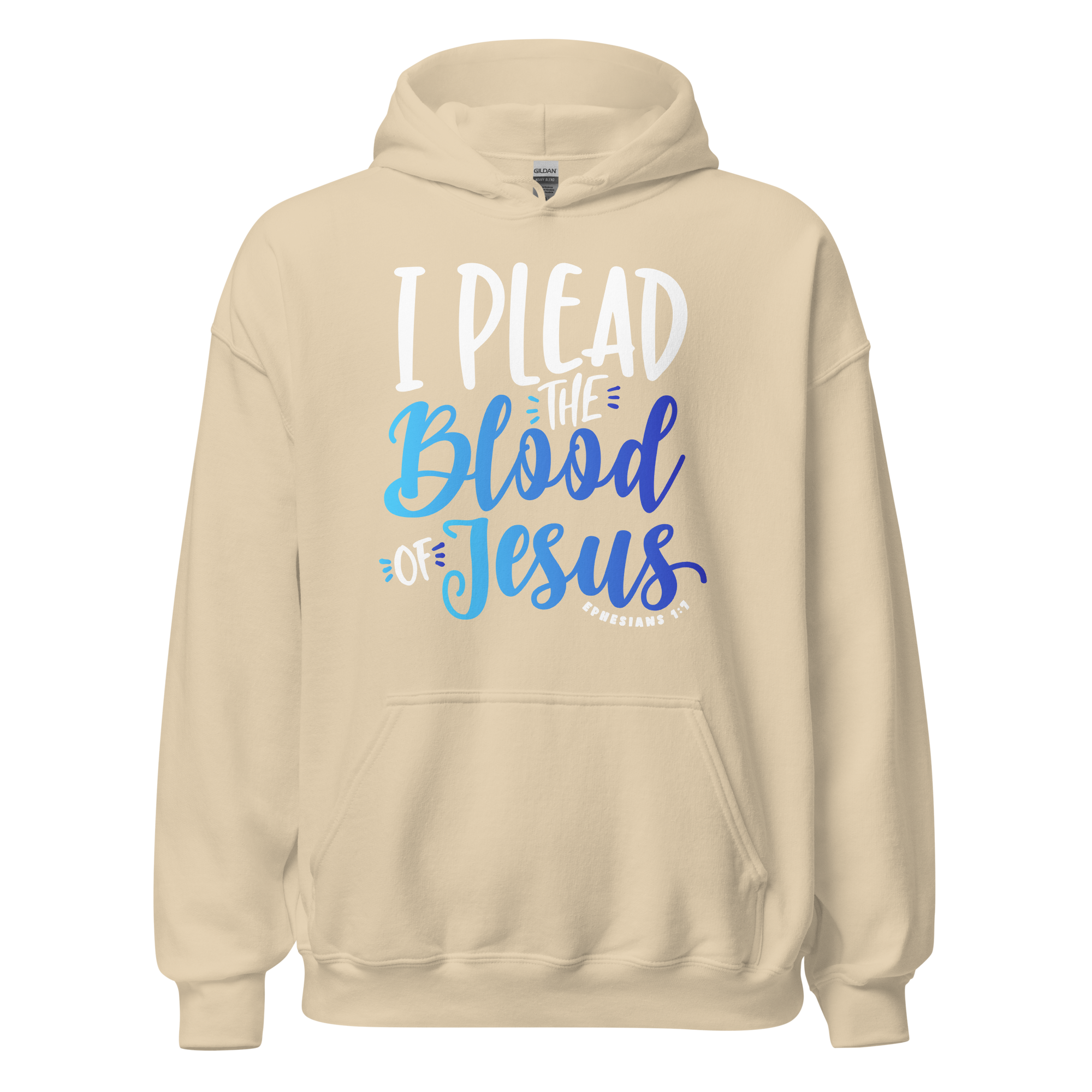 Unisex Hoodie - I Plead the Blood of Jesus - Anointed Tees