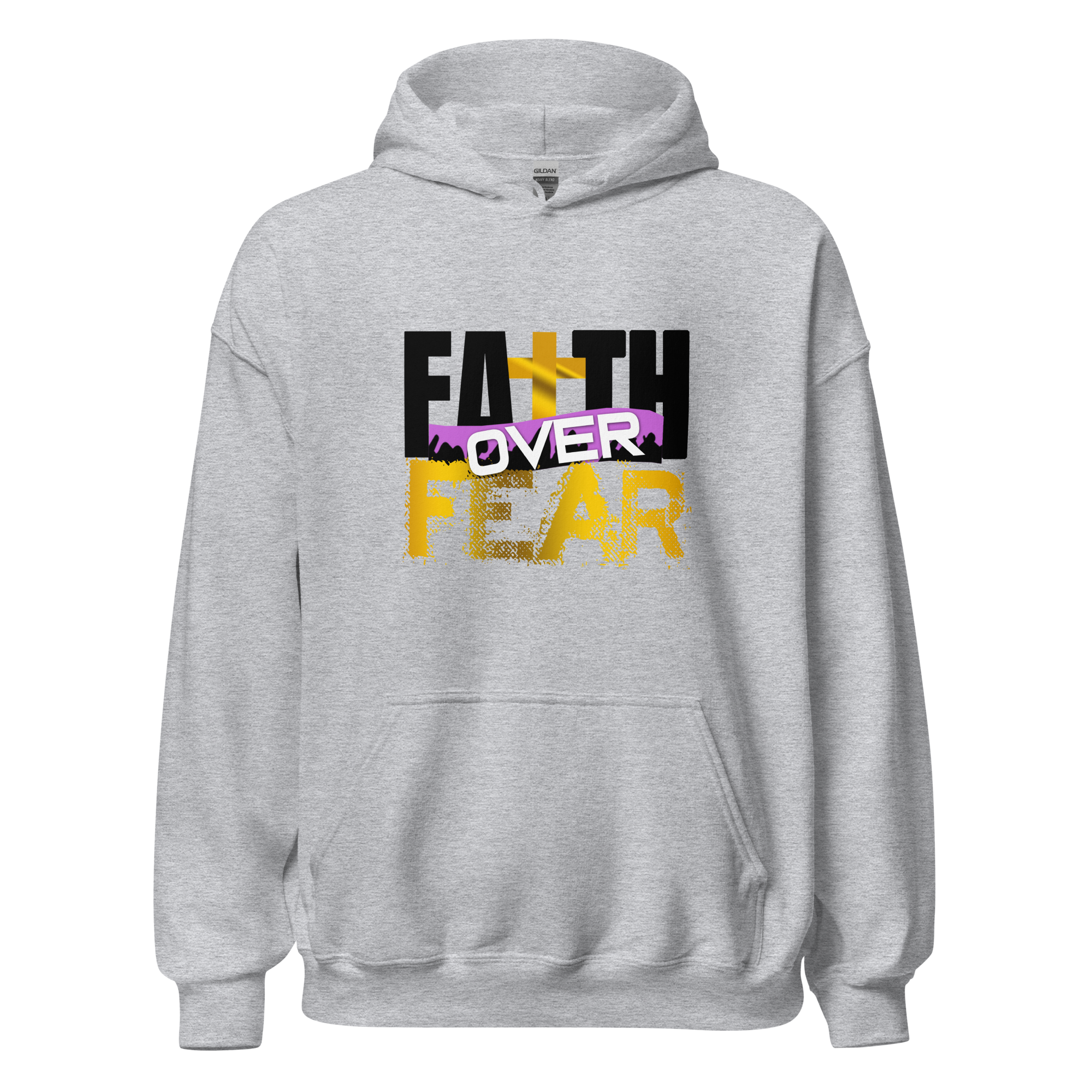 Unisex Hoodie - Faith Over Fear - Anointed Tees