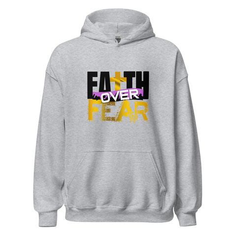 Unisex Hoodie - Faith Over Fear - Anointed Tees