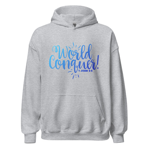 Unisex Hoodie - World Conquer - Anointed Tees