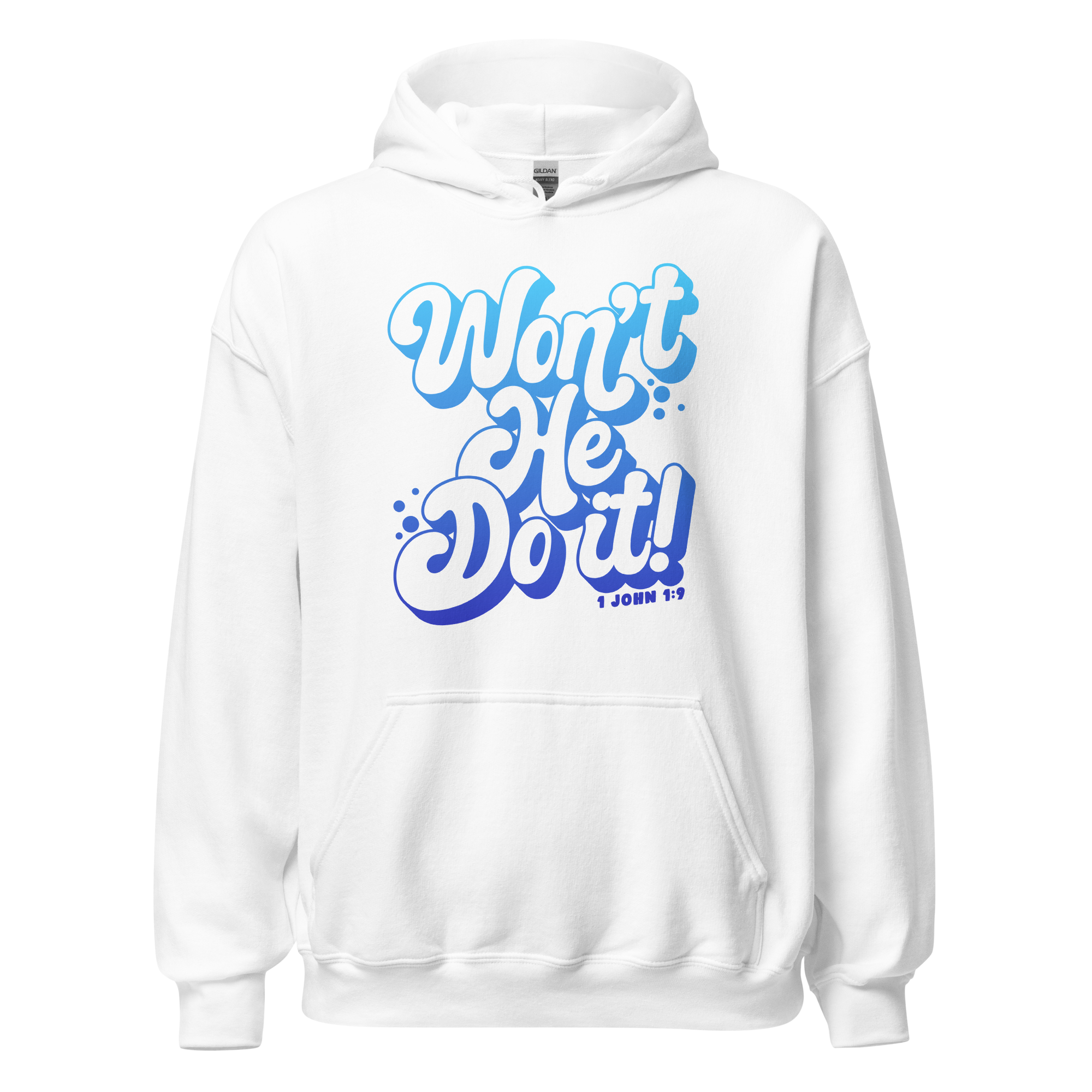 Unisex Hoodie - Won't He do it! - Anointed Tees