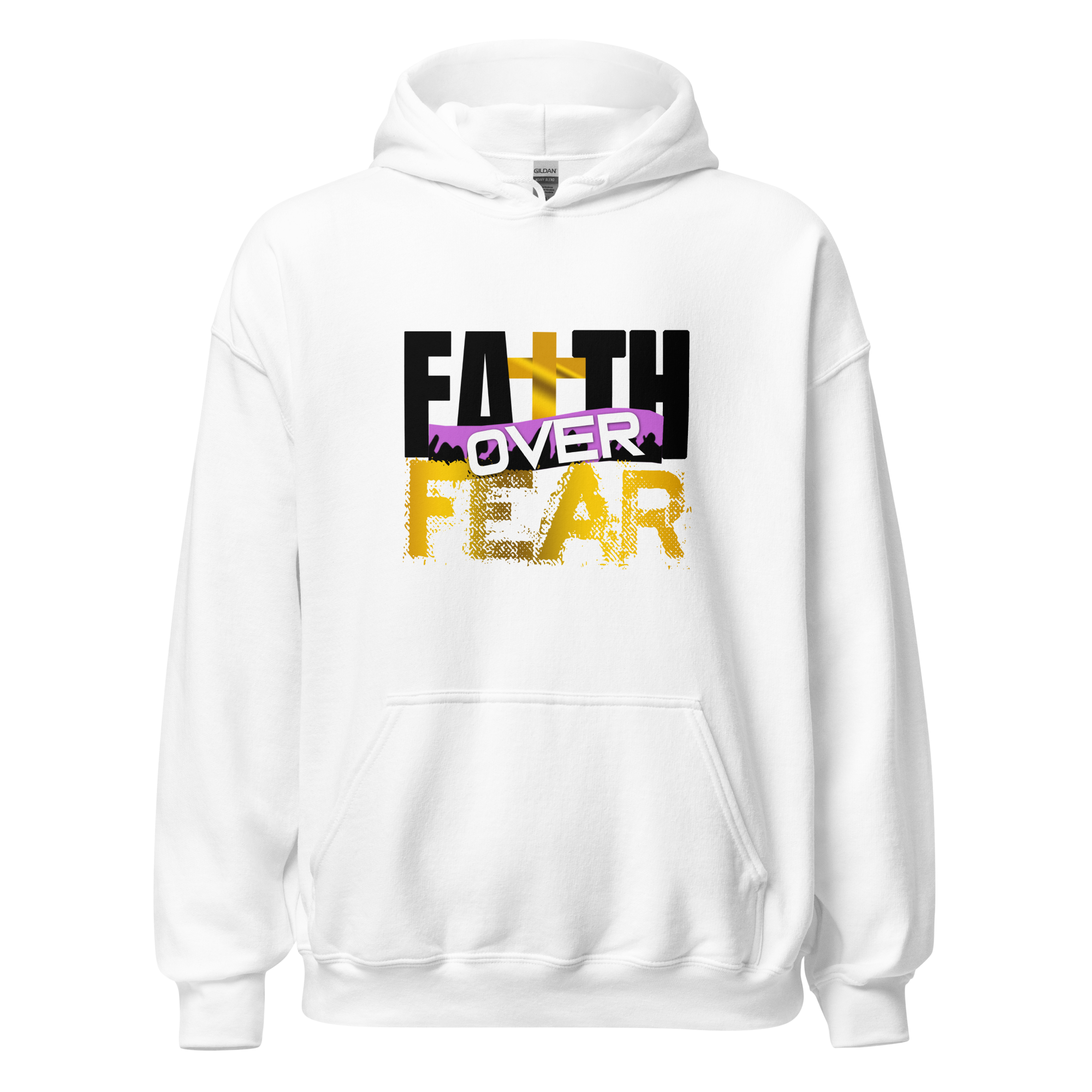 Unisex Hoodie - Faith Over Fear - Anointed Tees