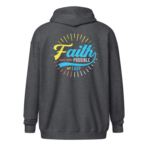 FAITH Color Zip Hoodie