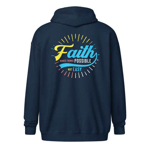 FAITH Color Zip Hoodie