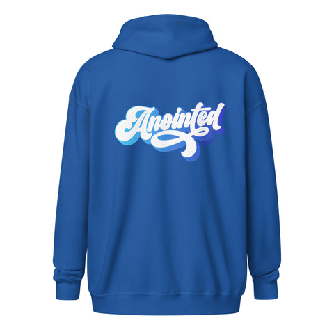 Unisex heavy blend zip hoodie - Anointed Tees