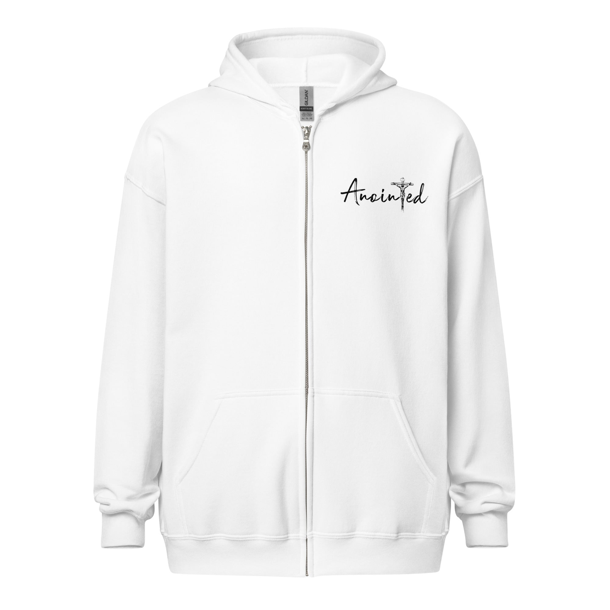 Unisex heavy blend zip hoodie - Anointed Tees