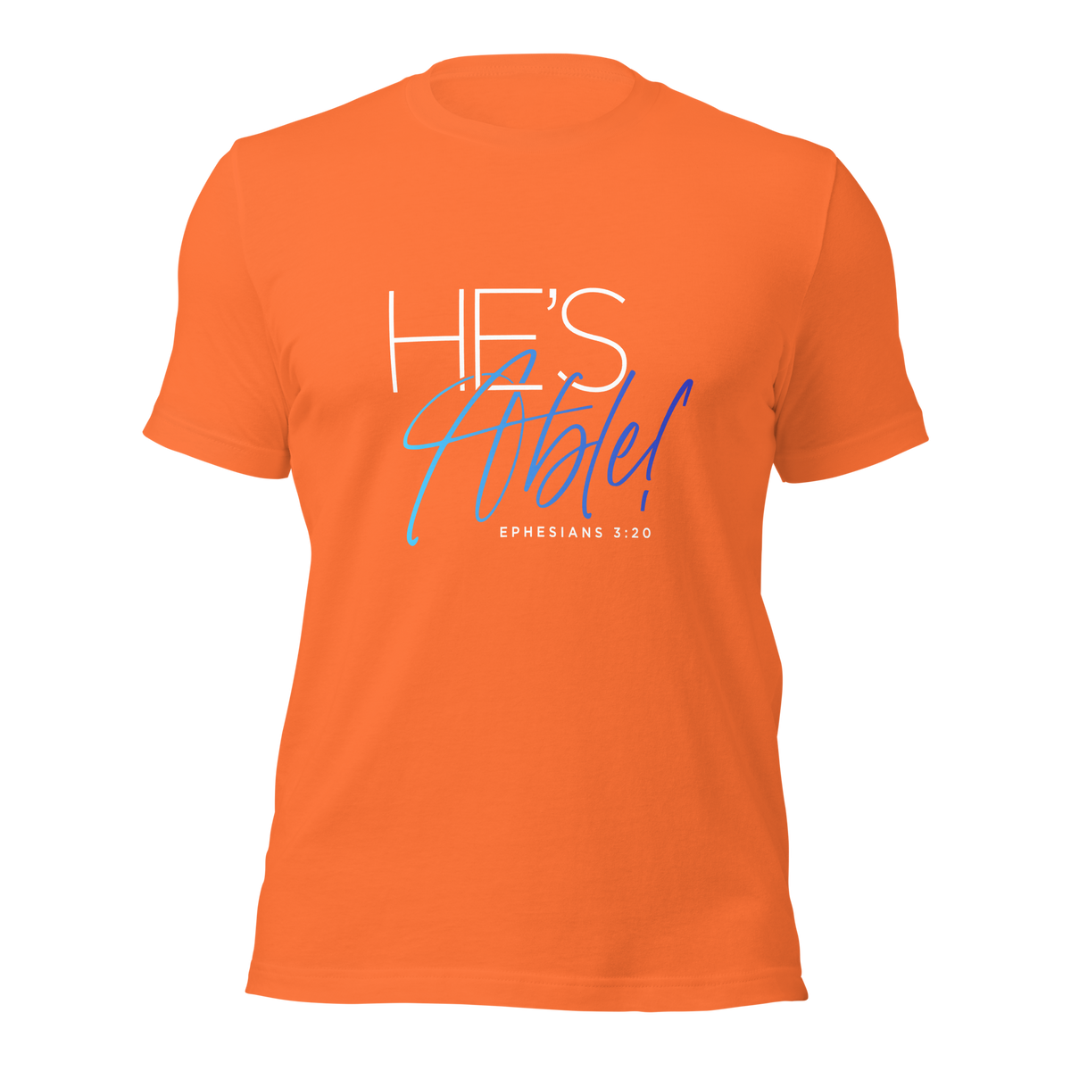 Unisex T-shirt - He's Able - Anointed Tees