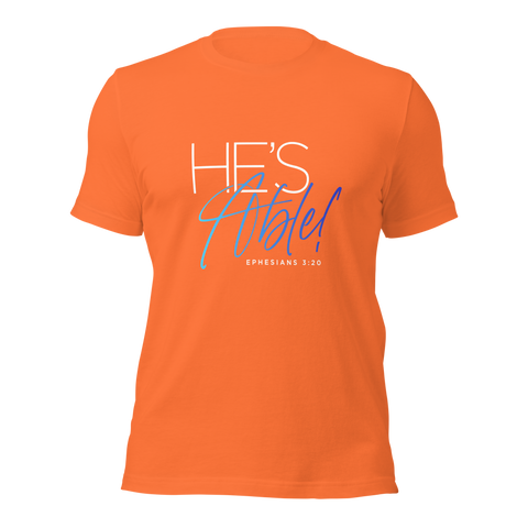 Unisex T-shirt - He's Able - Anointed Tees