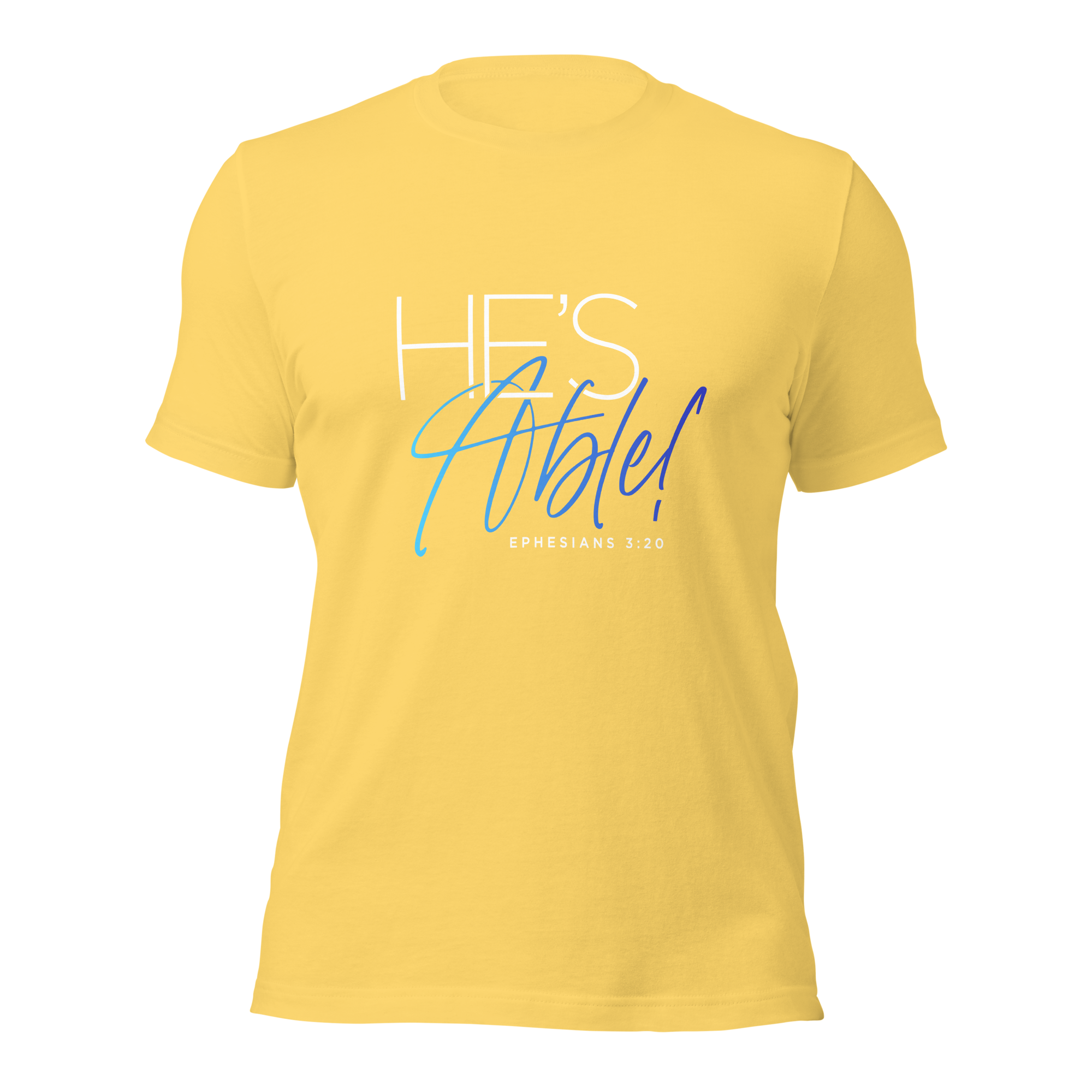 Unisex T-shirt - He's Able - Anointed Tees