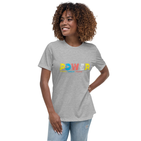 POWER (color) Women's Relaxed T-Shirt