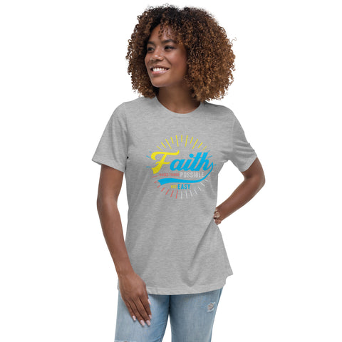 FAITH (Color) Women's Relaxed T-Shirt