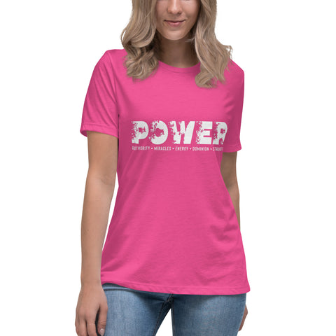 POWER B/W Women's Relaxed T-Shirt