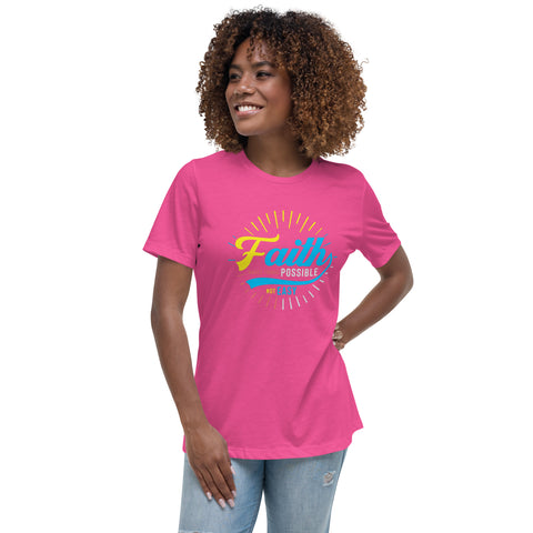 FAITH (Color) Women's Relaxed T-Shirt