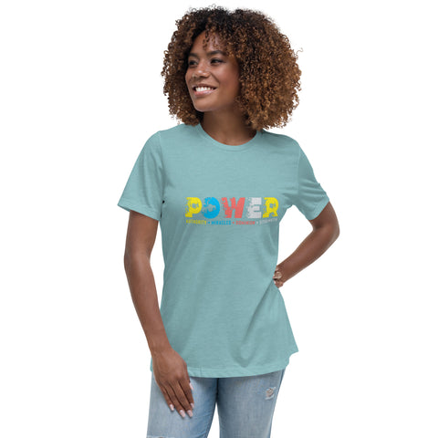 POWER (color) Women's Relaxed T-Shirt