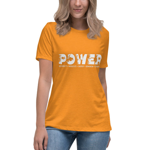 POWER B/W Women's Relaxed T-Shirt