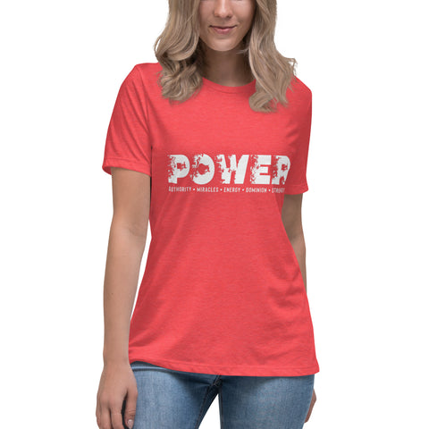 POWER B/W Women's Relaxed T-Shirt