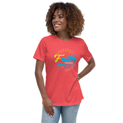 FAITH (Color) Women's Relaxed T-Shirt