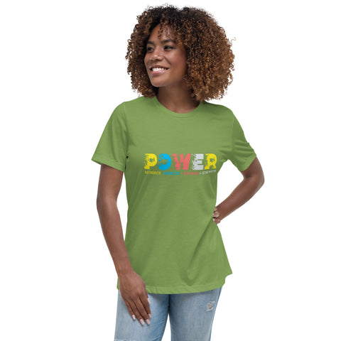 POWER (color) Women's Relaxed T-Shirt